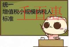 統(tǒng)一小規(guī)模納稅人標(biāo)準(zhǔn)相關(guān)問(wèn)題解答